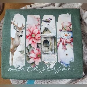 New Gildan Winter Season Crewneck Sweatshirt